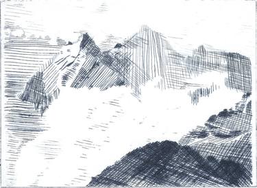 Print of Landscape Printmaking by Anna Rijkens