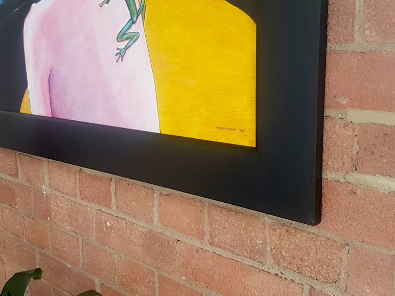 Original Conceptual People Painting by Fabio Esposito