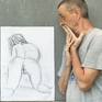 Me with the sketch for perspective, and humour