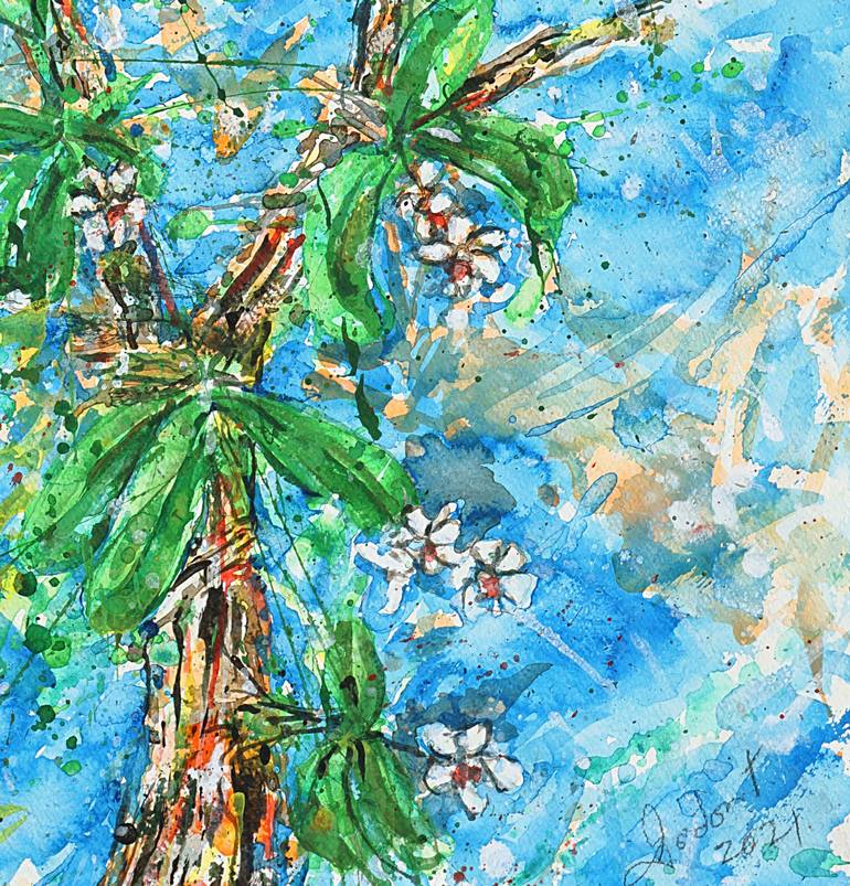 Original Expressionism Botanic Painting by Michel Gordon Tardio