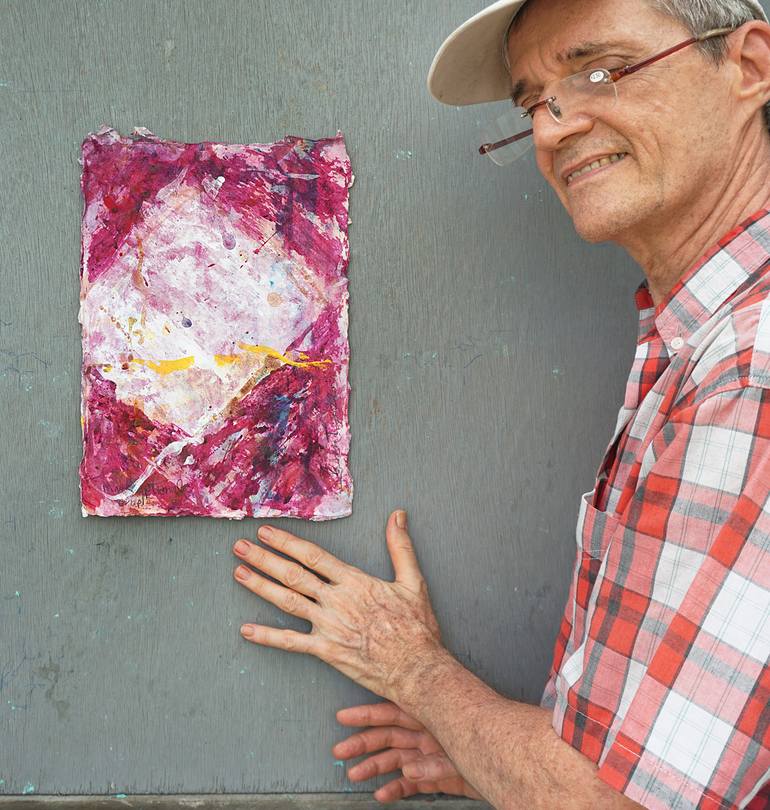 Original Abstract Expressionism Abstract Painting by Michel Gordon Tardio