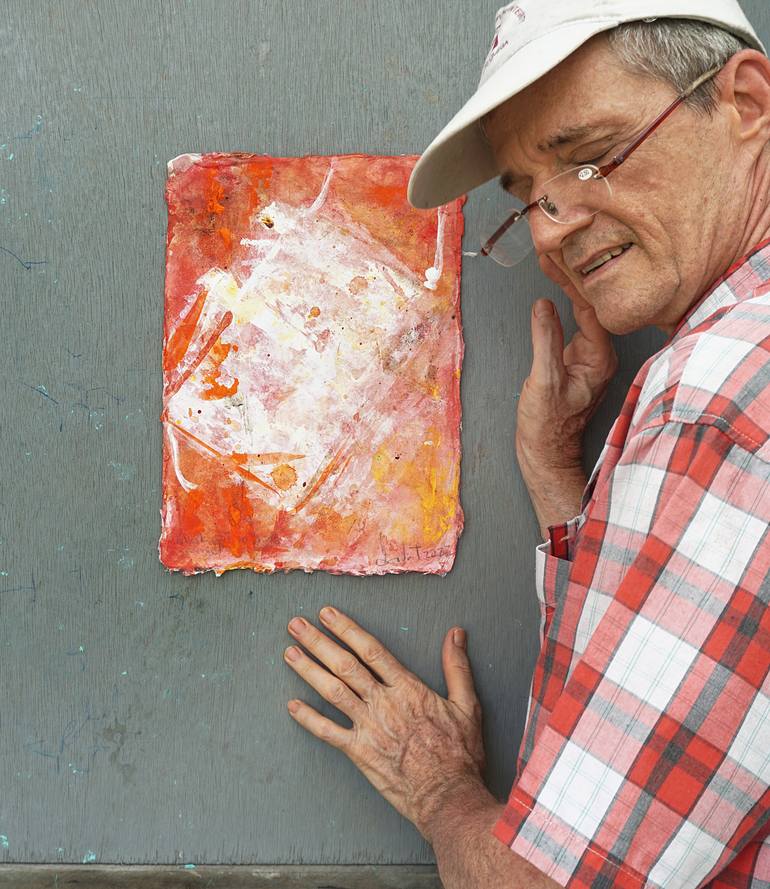 Original Abstract Expressionism Abstract Painting by Michel Gordon Tardio