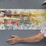 perspective view, me with the painting