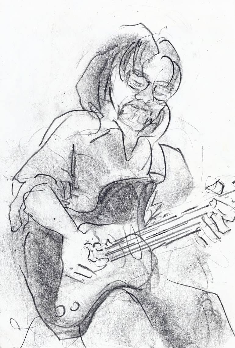 Original Expressionism Music Drawing by Michel Gordon Tardio