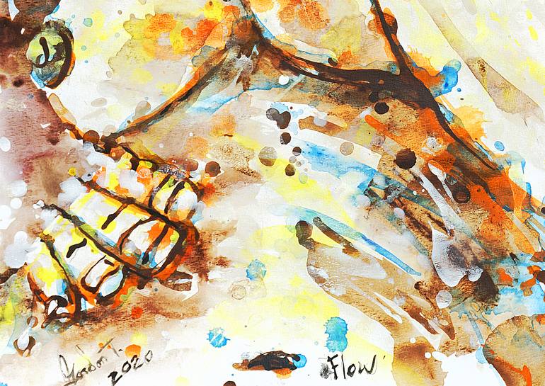 Original Expressionism Nude Painting by Michel Gordon Tardio