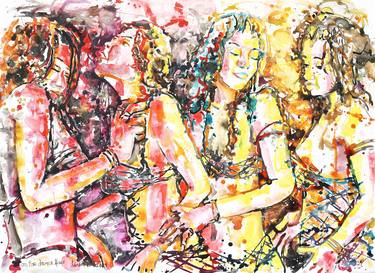 Original Expressionism Women Paintings by Michel Gordon Tardio