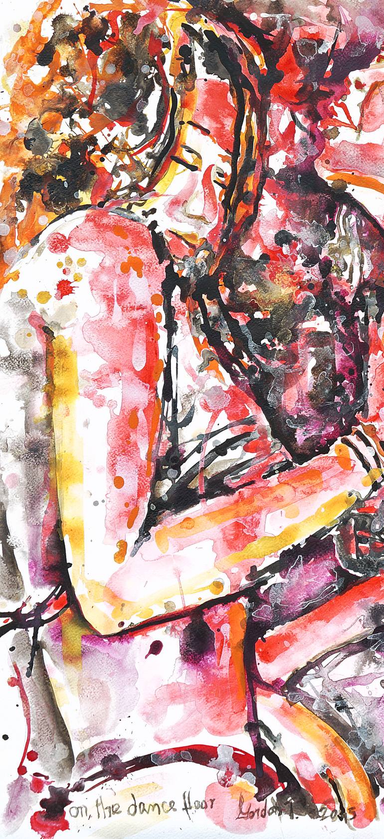 Original Expressionism Women Painting by Michel Gordon Tardio
