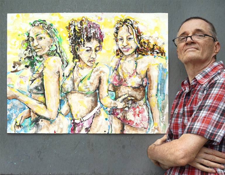 Original Women Painting by Michel Gordon Tardio