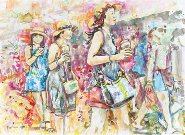 Original People Paintings by Michel Gordon Tardio