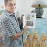 Me with painting and publication