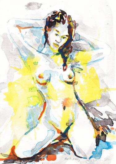 Print of Nude Paintings by Michel Gordon Tardio