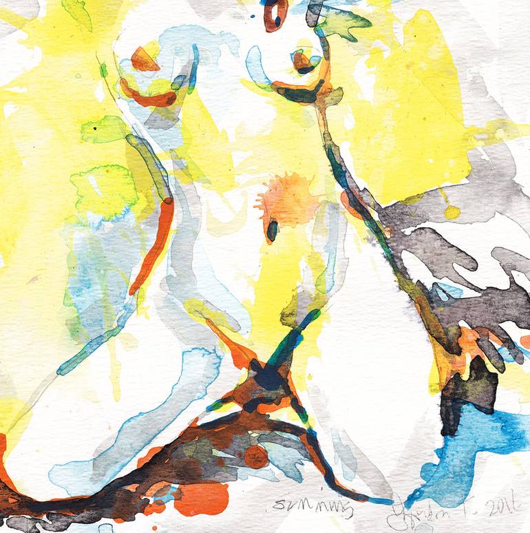 Original Figurative Nude Painting by Michel Gordon Tardio