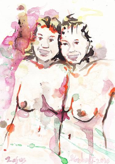 Original Impressionism Nude Paintings by Michel Gordon Tardio