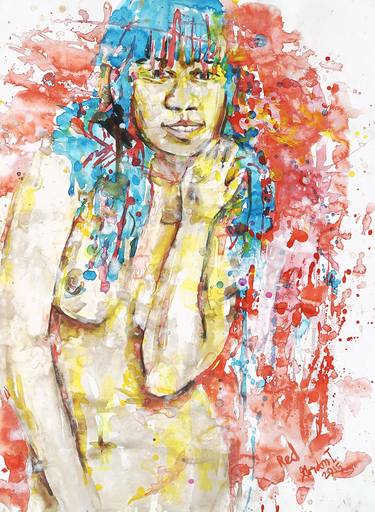 Original Abstract Nude Paintings by Michel Gordon Tardio