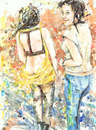 Print of Expressionism People Paintings by Michel Gordon Tardio