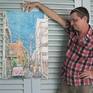 Me with the artwork for perspective
