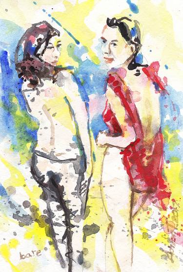 Print of Expressionism Women Paintings by Michel Gordon Tardio