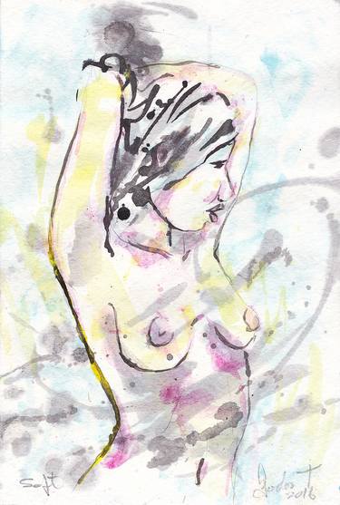 Print of Expressionism Nude Paintings by Michel Gordon Tardio