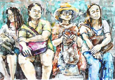 Original People Paintings by Michel Gordon Tardio