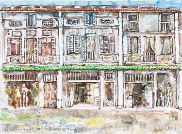 Print of Expressionism Architecture Paintings by Michel Gordon Tardio