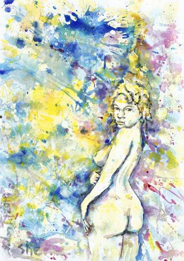 Original Expressionism Nude Paintings by Michel Gordon Tardio