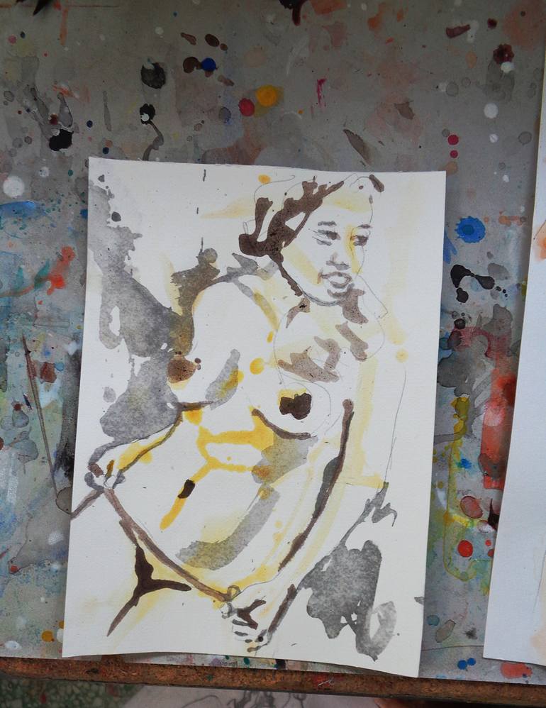 Original Nude Painting by Michel Gordon Tardio