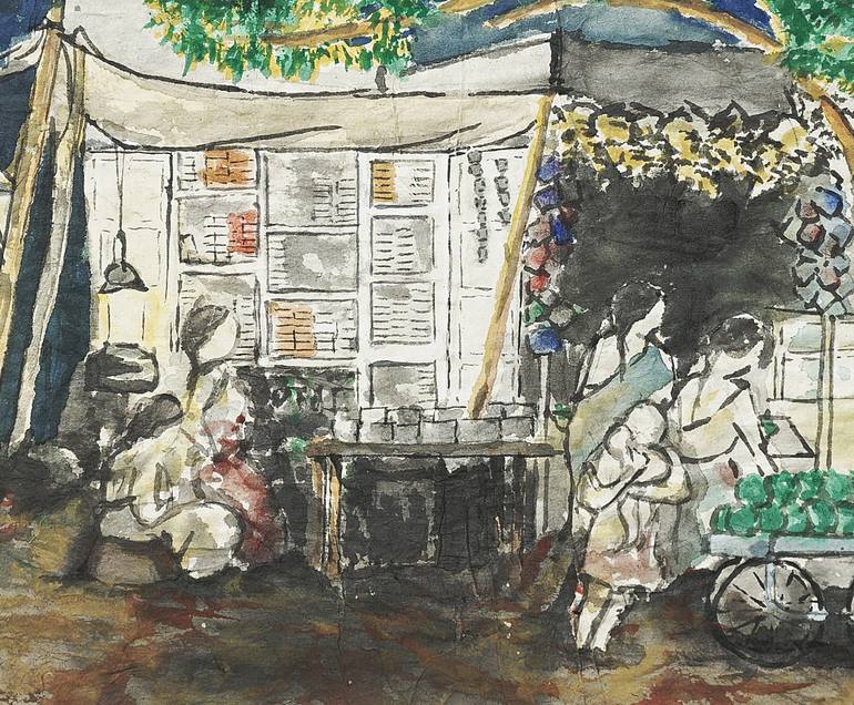 Original Expressionism Outer Space Painting by Michel Gordon Tardio