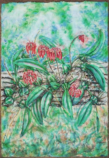 Print of Impressionism Floral Paintings by Michel Gordon Tardio