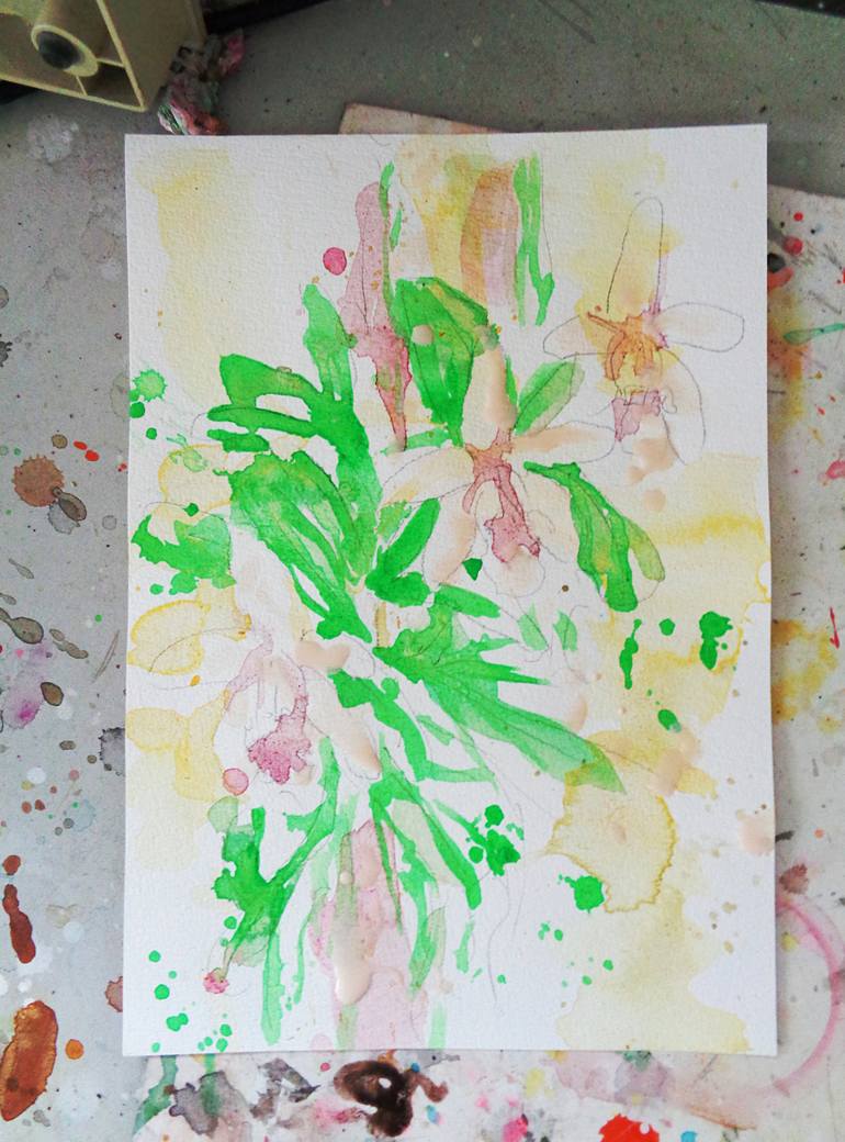 Original Floral Painting by Michel Gordon Tardio