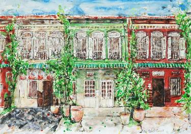 Print of Impressionism Architecture Paintings by Michel Gordon Tardio