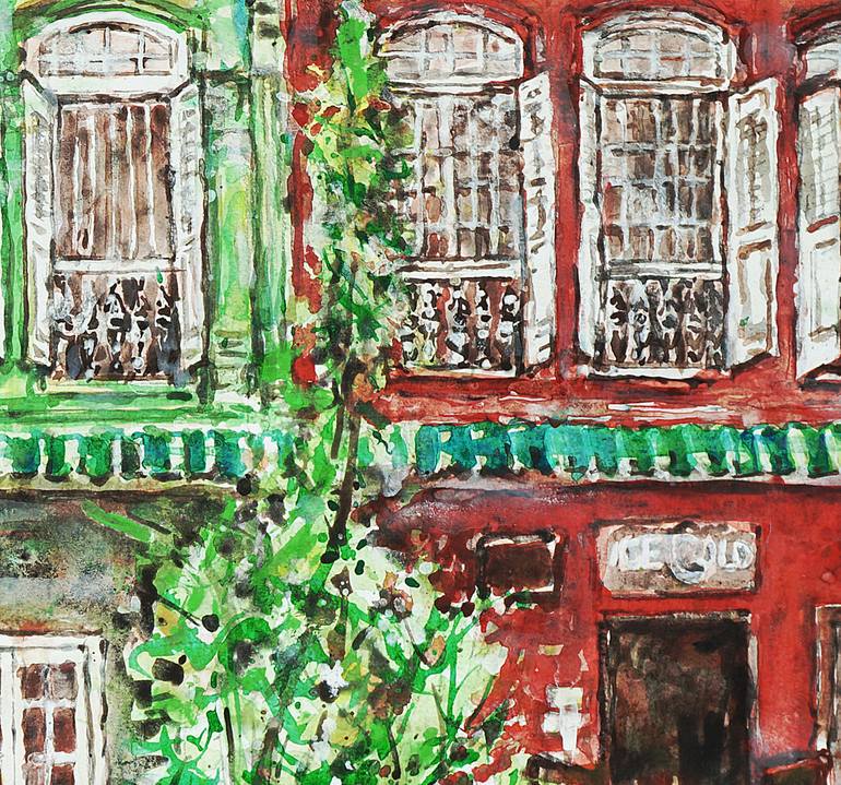 Original Impressionism Architecture Painting by Michel Gordon Tardio