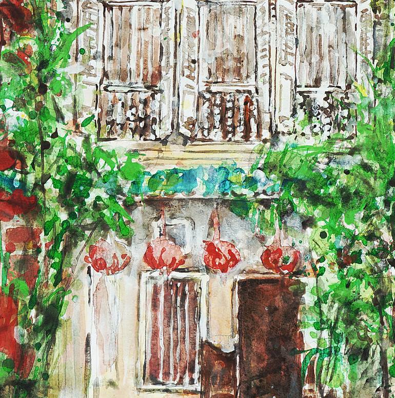 Original Impressionism Architecture Painting by Michel Gordon Tardio