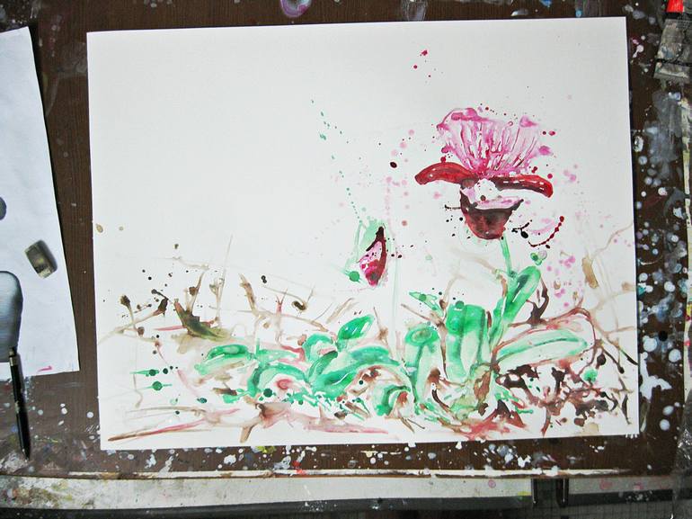 Original Floral Painting by Michel Gordon Tardio