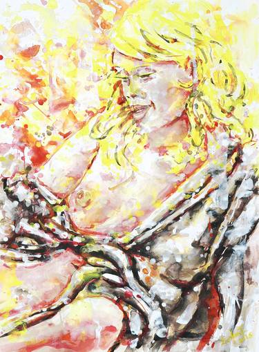 Original Expressionism Nude Paintings by Michel Gordon Tardio