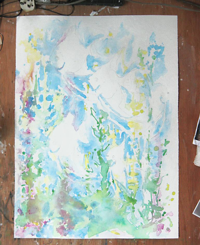 Original Expressionism Animal Painting by Michel Gordon Tardio