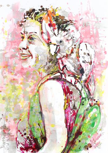 Original Expressionism Portrait Paintings by Michel Gordon Tardio