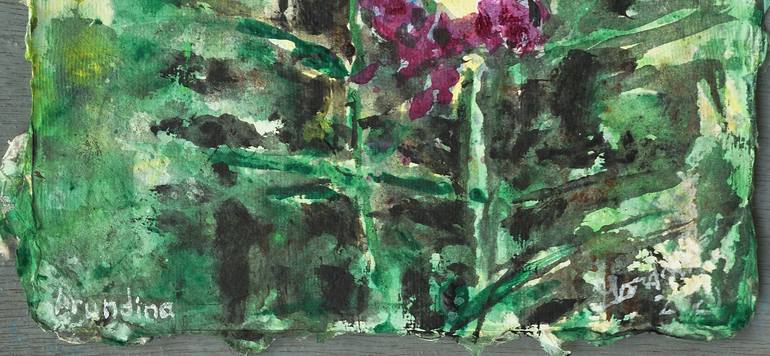 Original Expressionism Floral Painting by Michel Gordon Tardio