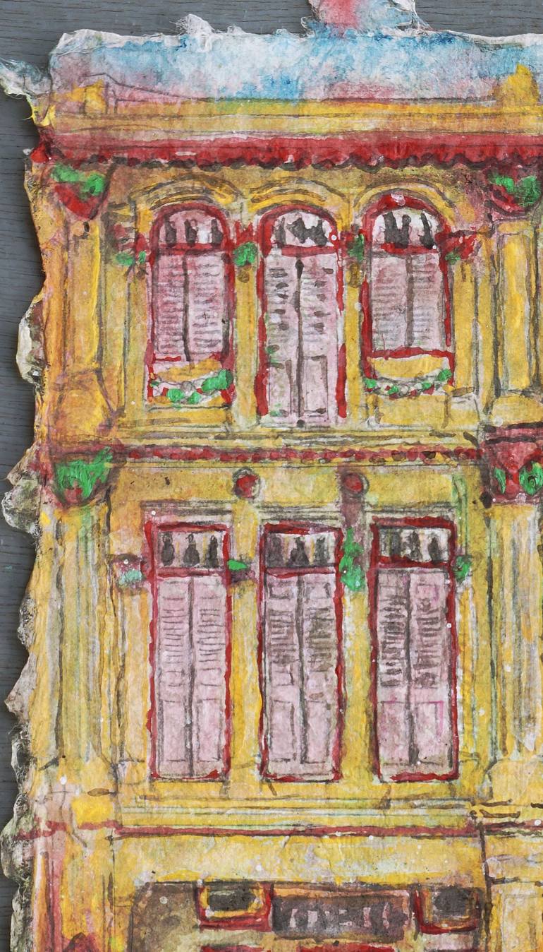 Original Architecture Painting by Michel Gordon Tardio