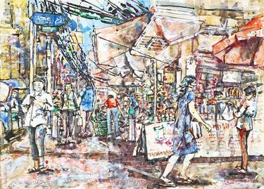 Print of Expressionism Cities Paintings by Michel Gordon Tardio