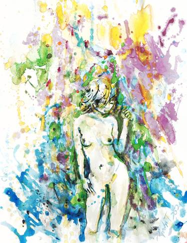 Print of Expressionism Nude Paintings by Michel Gordon Tardio