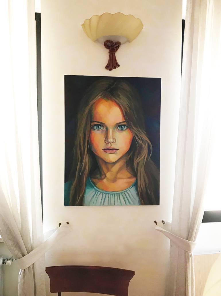 Original Impressionism People Painting by Tamara Vlasen