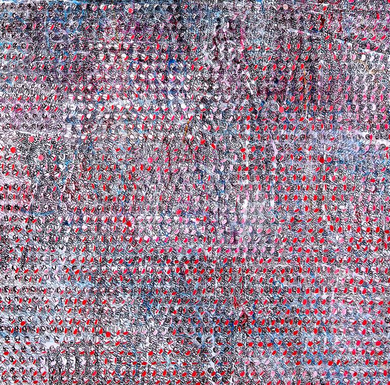 Original Abstract Expressionism Abstract Mixed Media by Bozena Kaluga