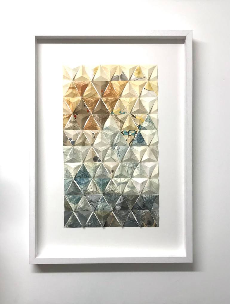 Original Abstract Geometric Sculpture by Louisa Boyd