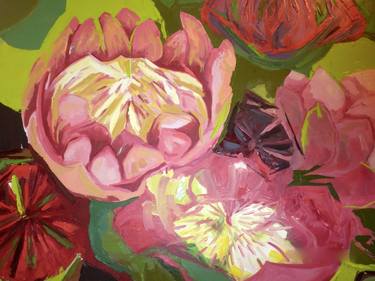 Print of Floral Paintings by Katherine Andjelopolj