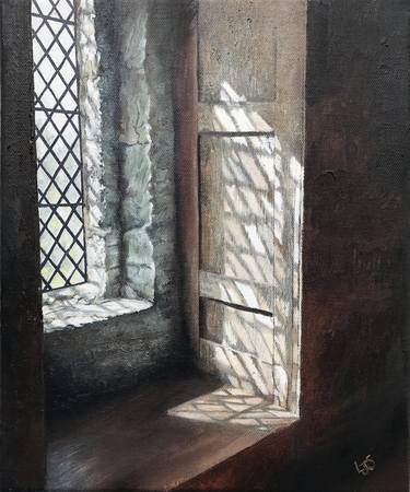 Original Architecture Painting by Louise Scott