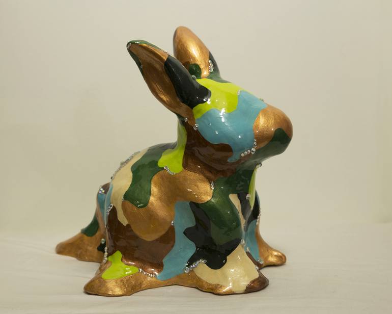 Original Figurative Animal Sculpture by Soo Yun