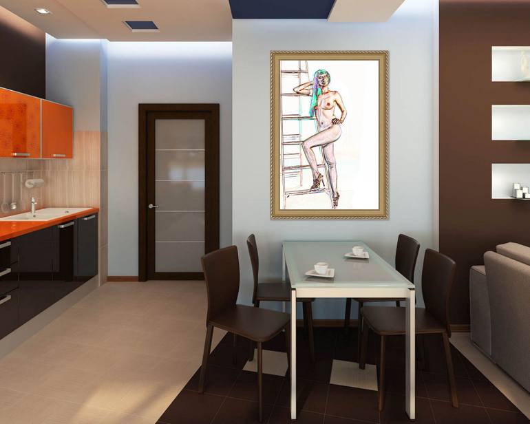 Original Art Deco Nude Photography by Kendree Miller