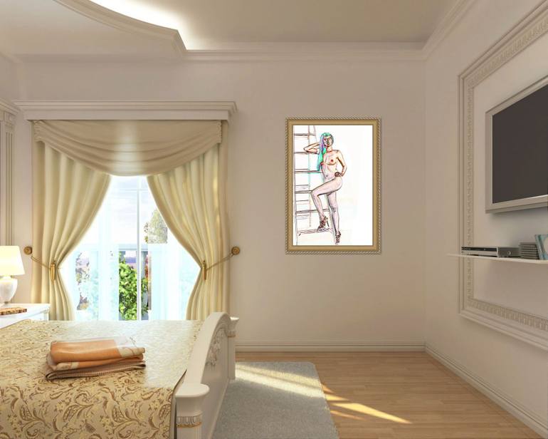 Original Art Deco Nude Photography by Kendree Miller