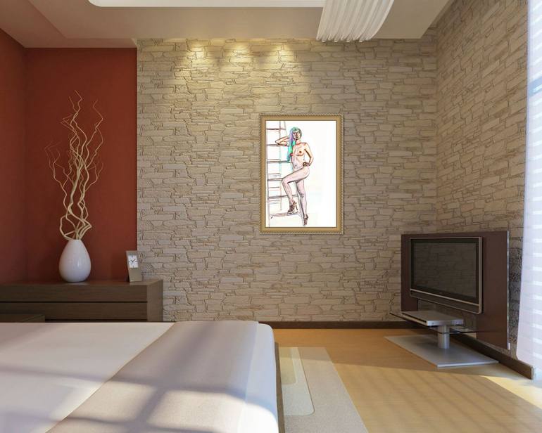 Original Art Deco Nude Photography by Kendree Miller