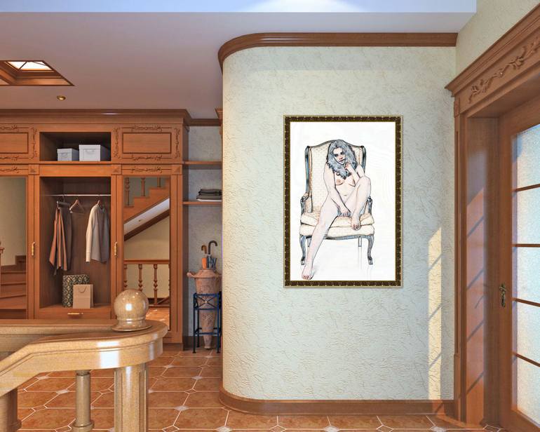 Original Art Deco Nude Photography by Kendree Miller